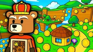 МЕДВЕДЬ-ЕНОТ Super Bear Adventure/Сундуки в Черепашьем Городе