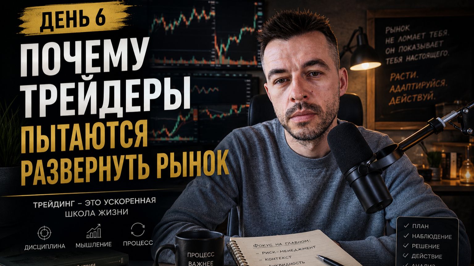 🔥 День 6 — Почему трейдеры пытаются развернуть рынок смотреть онлайн
