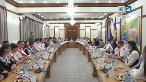 Кондратьев встретился с лучшими выпускниками школ и кадетских корпусов Кубани