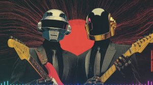 Daft Punk Scarlet Static 🎸🌑 ｜ French House, Synthwave, Cosmic Funk, Retro Electro Mix