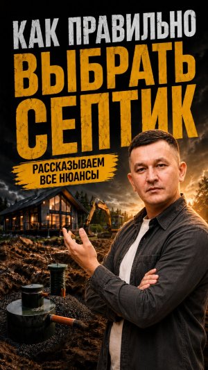 Как НЕ ОШИБИТЬСЯ с септиком для вашего участка