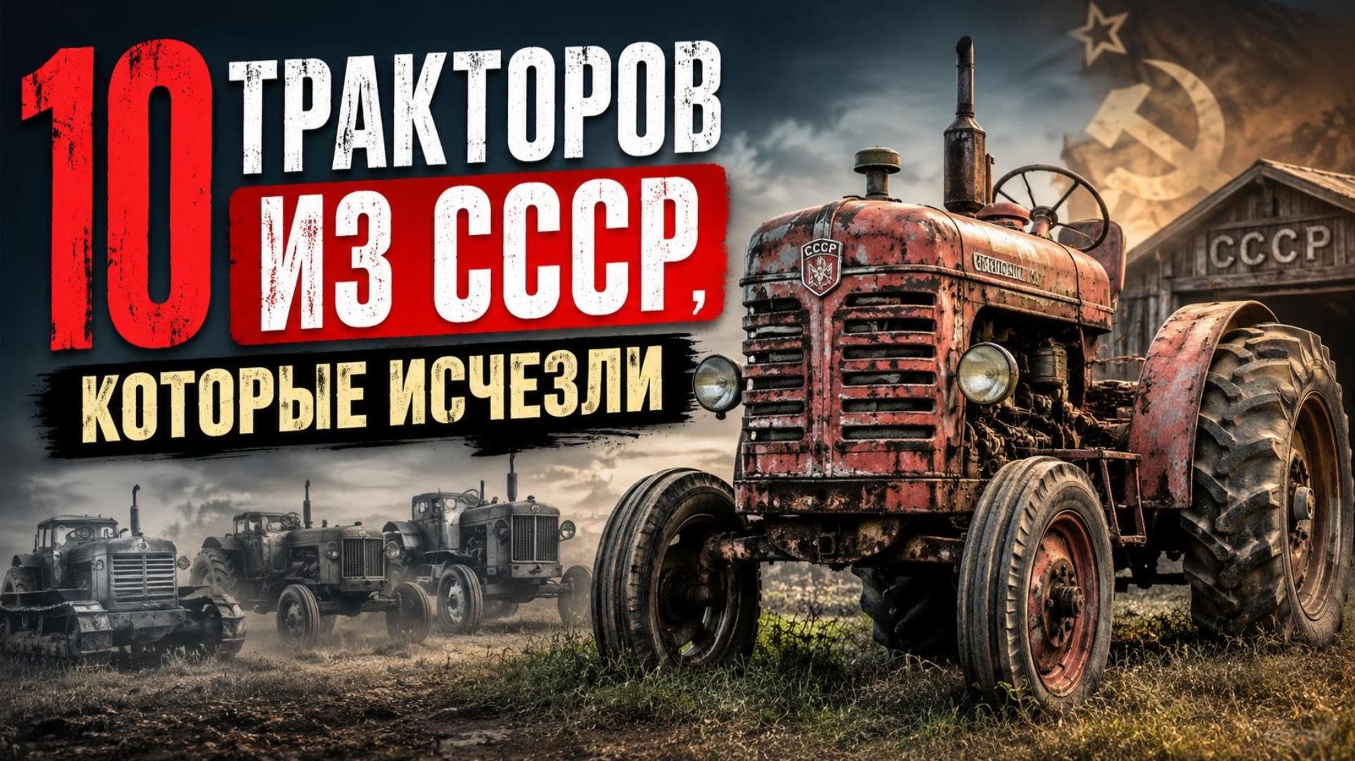 10 Тракторов и Сельхозмашин из СССР, Которые Исчезли с Полей!