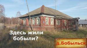 Деревня где жили бобыли. Деревня без постоянных жителей. Опустевшие и заброшенные дома. В глубинке