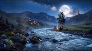 Moonlight River Relaxation  Calm Night Music for Deep Sleep, Meditation & Stress Relief