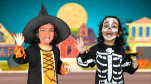 Тук Тук Открывай _ Halloween Trick or treat song _ песни на хэллоуин для детей _ Kuku and Cucudu
