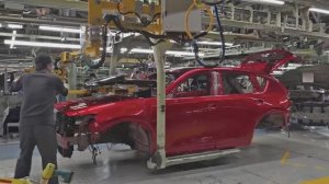 Производство MAZDA CX-5 на заводе Ujina в Япония