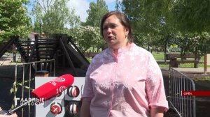 А в детском парке Орла уже появилось новое игровое оборудование.
