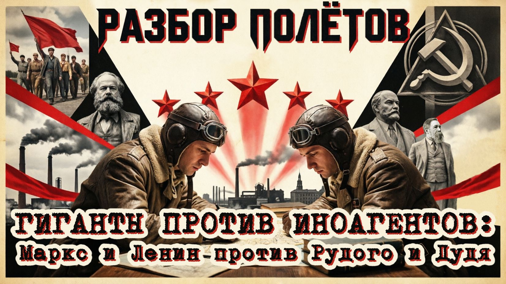 Разбор полётов. Иноагенты Рудой и Дудь против гигантов - Маркса, Энгельса и Ленина.