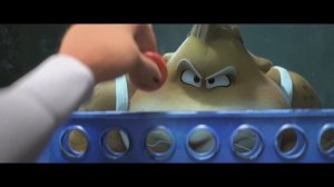 Сцена с инопланетным профессором Мармеладом из фильма «Плохие парни 2» (2025)
