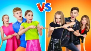 ХОРОШАЯ VS ПЛОХАЯ СЕМЬЯ! Кто устроил жесткий пранк в школе? 👿🔥