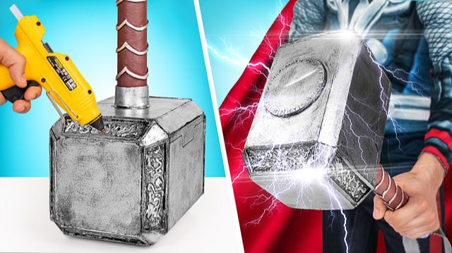Игрушечный молот Тора своими руками: почувствуй силу ⚡