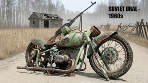 Восстановление тяжёлого Советского мотоцикла Урал-М62. Реставрация.