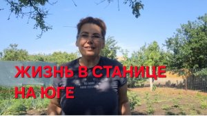 1256 Переехали жить из города в станицу на юге. Первый раз выехали в центр станицы.
