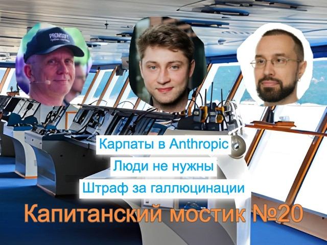 Капитанский мостик №20: Карпаты в Anthropic | Люди не нужны | Штраф за галлюцинации