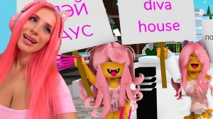 СОЗДАЛА СВОЙ ХАУС в BROOKHAVEN ROBLOX | DIVA HOUSE Женяша