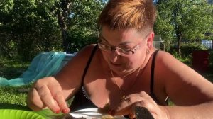 Это очень вкусно/Огромная сковородка картошки и странная птица🤭/Мукбанг (архив)