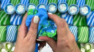 🧼 АСМР | Мыло с крахмалом + резка кубиков + блёстки