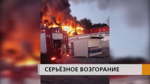 Чёрный дым окутал Сидоровку