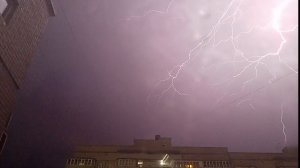 СИЛЬНАЯ ночная гроза 19 мая⛈️⚡⛈️⚡⛈️