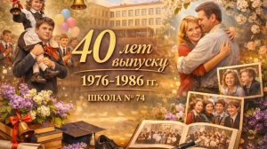 «40 лет выпуску» Слова Марины Браун, музыка и вокал ИИ
