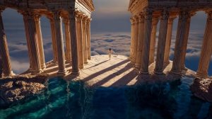 S E R E N I T A S ⋄ Ancient Atrium Of The Gods ⋄ Beautiful Healing Meditation Music In The Clouds