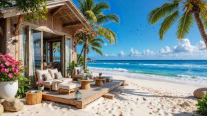 УСПОКАИВАЮЩАЯ ЛЕТНЯЯ МУЗЫКА 🌴 ОТДЫХ У МОРЯ И ТРОПИЧЕСКИЙ РЕЛАКС