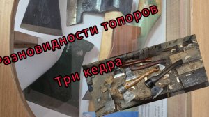 Разновидности топоров Три кедра
