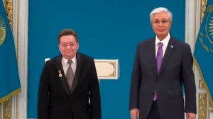Награждение О. Н. Овчинникова