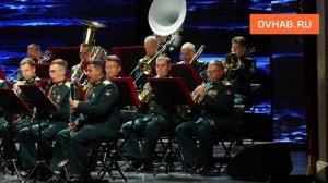 Военный оркестр из Москвы выступил на сцене ГДК