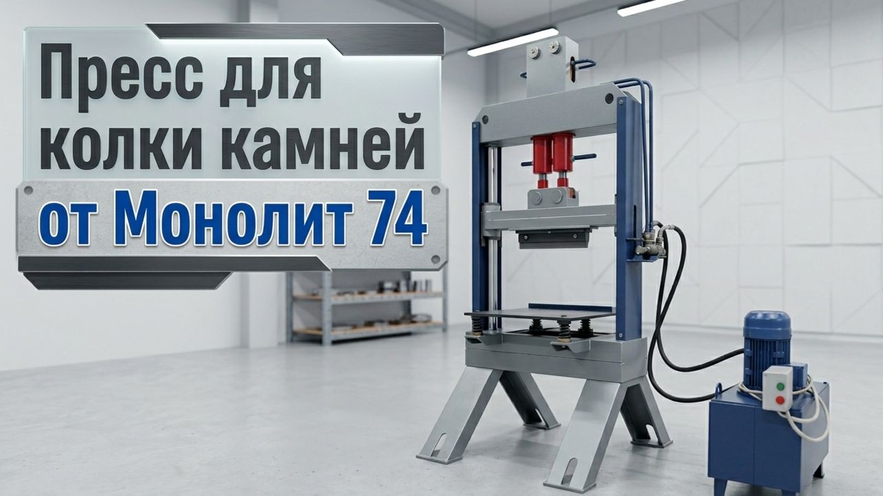 Пресс для колки камней от Монолит 74