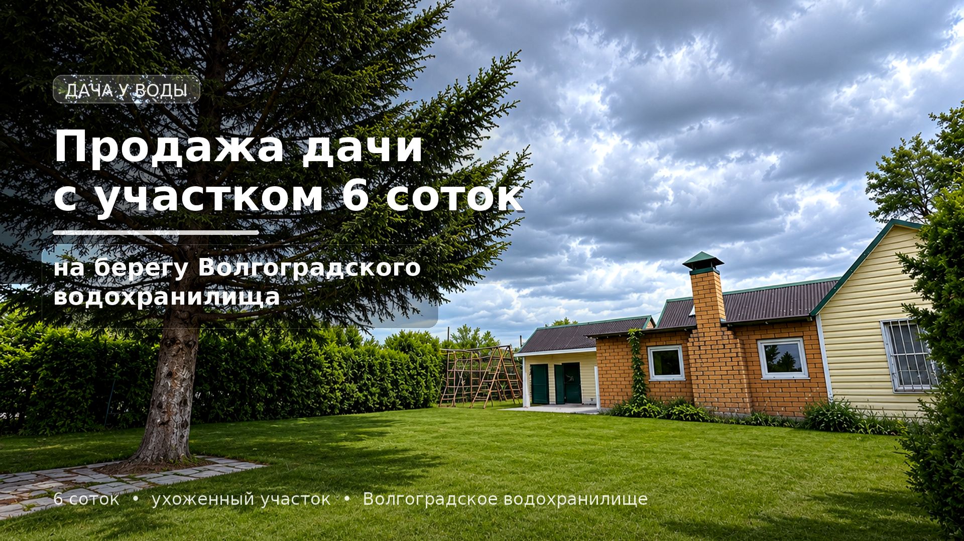 Продажа дачи на берегу Волгоградского водохранилища!