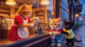 Рыжий Котенок Думал, Что Мама-Кошка Забыла Его