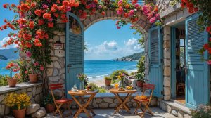УСПОКАИВАЮЩАЯ ЛЕТНЯЯ МУЗЫКА 🌺 УЮТНЫЙ ОТДЫХ У МОРЯ И АТМОСФЕРА РЕЛАКСА