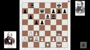 Steinitz - Zuckertort (14st game of the match) 1886