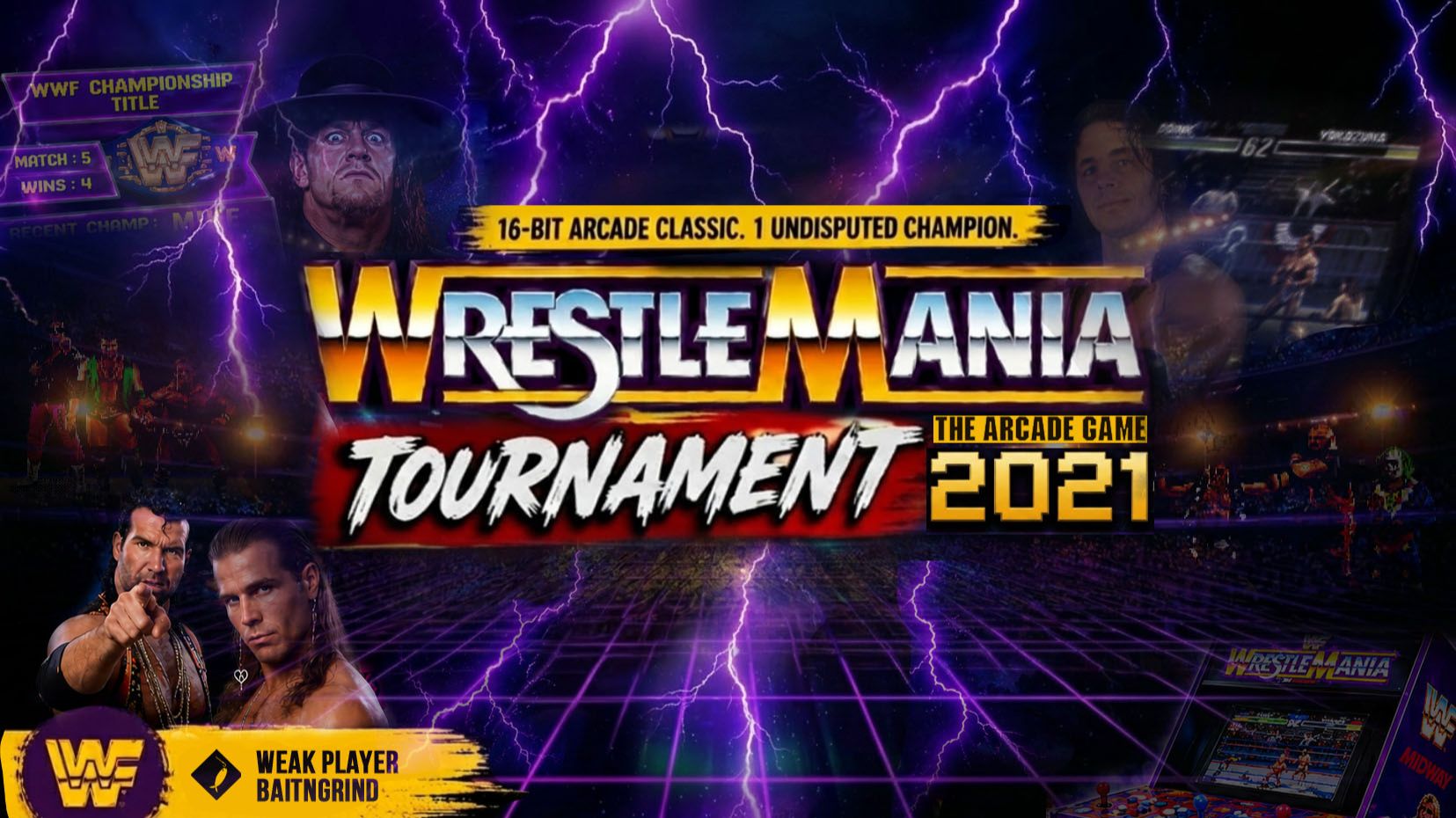 Турнир по WWF Wrestlemania Arcade, 2021 год