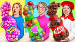 Кулинарный Челлендж# Я против Бабушки # Съедобная Битва от Multi DO Joy