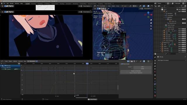Coloso - A to Z of NPR Animation in Blender 32-5. Animation Practice - Primary and Secondary 4