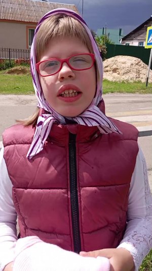 Иришка пошла в лагерь 🙂