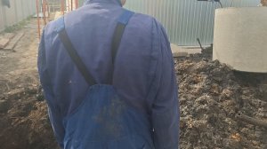 Монтаж станции биоочистки Евролос Про 5 и дренажного ЖБ колодца в Ярославле