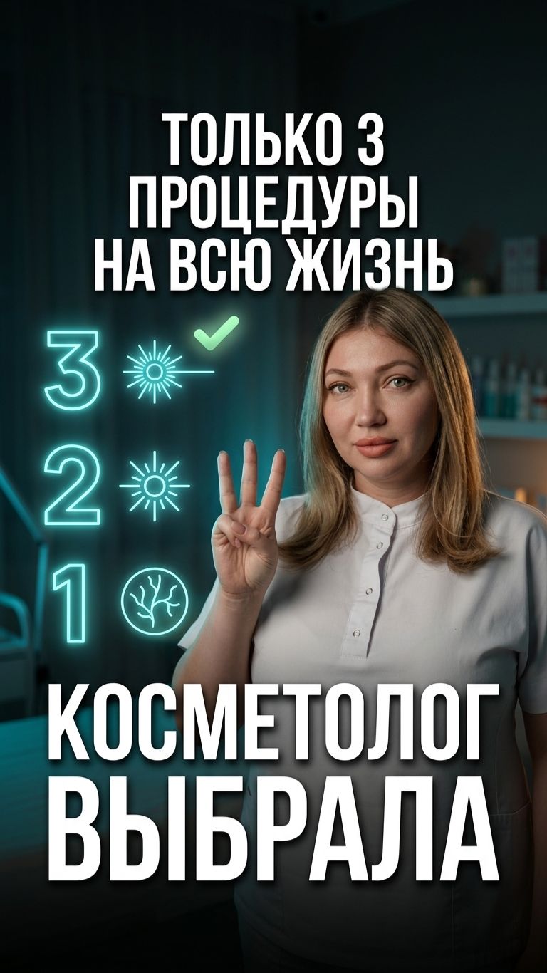 ⚡️ Топ-3 процедуры, которые стоит сделать раз в жизни