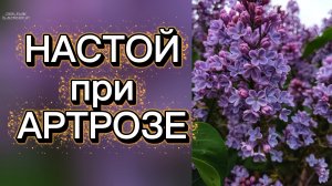Настойка при артрозе из сирени От болезней ног .Лечит пяточную шпору...Релакс