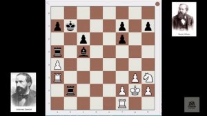 Zuckertort -  Steinitz (15st game of the match) 1886