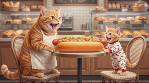 Рыжий Котенок и Мама-Кошка помогут пекарне Тети Кэт снова стать оживленной! 🐱🍰