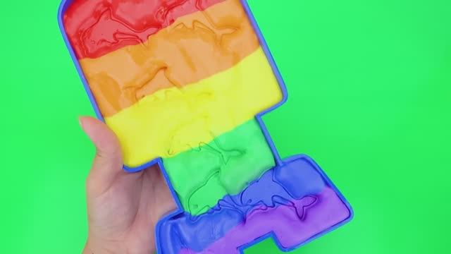 Залипательный АСМР 🌈 Как сделать Радужную Ванну Щенячьего Патруля из орбиз, слайма и глины!