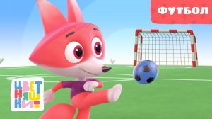 Футбол | Цветняшки | Серия 48 | спортивные игры и движение для малышей