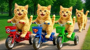 Мама-Кошка Подстригает мех на ферме и Шьет Тигровую шапочку Для Котят Дома🐾🎩🐯