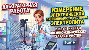Измерение электрической проводимости электролита. Лабораторная работа.