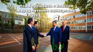 Пов Я прощаюсь с классом перед летними каникулами: