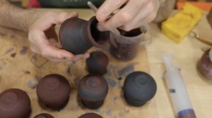 Шипы и колючки на керамике, как сделать.