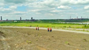 17 гектаров старого хвостохранилища рекультивировали На Лебединском ГОКе